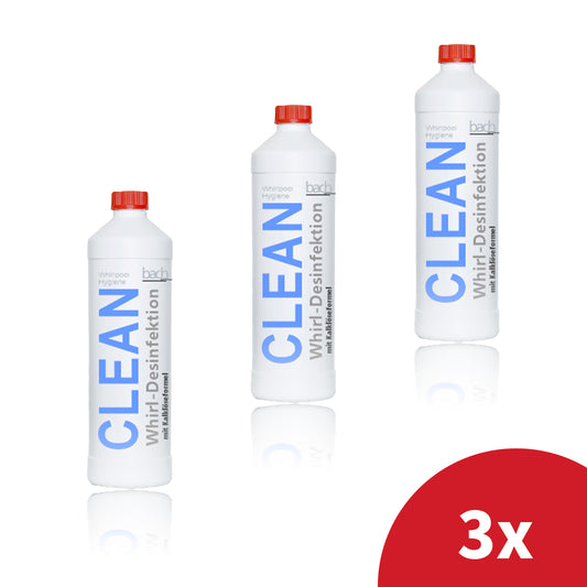 Whirlwannen Desinfektionsmittel 3er Set